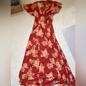 Lulu’s Long Floral Dress